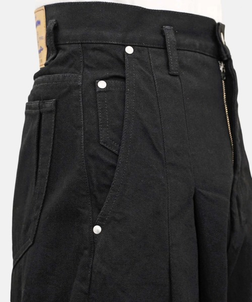 SHINYAKOZUKA（シンヤコヅカ）の「【SHINYAKOZUKA】 ORDINARY CITY BAGGY（デニムパンツ・メンズ・ブラック/インディゴブルー・X-SMALL/SMALL）」の15枚目の写真