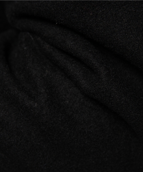 MK MICHEL KLEIN HOMME （エムケーミッシェルクランオム）の「ウールメルトンチェスターコート（MK MICHEL KLEIN HOMME）（チェスターコート・メンズ・ブラック/チャコールグレー・MEDIUM/X-LARGE/LARGE）」の11枚目の写真