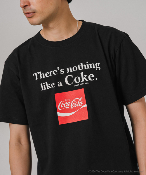 EDIFICE(エディフィス)の「Coca-Cola / 別注 プリント Tシャツ(Tシャツ/カットソー・メンズ・ホワイト×ホワイト/ブラック/ホワイト/ブラックミックス/ライトホワイト/ホワイト系その他/ブラック×ブラック/ブラック系その他・LARGE/MEDIUM/X-LARGE)」の11枚目の写真