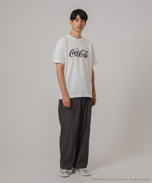 EDIFICE(エディフィス)の「Coca-Cola / 別注 プリント Tシャツ(Tシャツ/カットソー・メンズ・ホワイト×ホワイト/ブラック/ホワイト/ブラックミックス/ライトホワイト/ホワイト系その他/ブラック×ブラック/ブラック系その他・LARGE/MEDIUM/X-LARGE)」の10枚目の写真