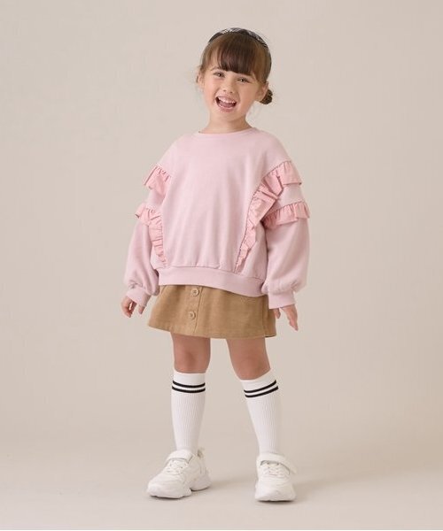 Lycee mine(リセマイン)の「ハートポケットコーデュロイスカパン(その他パンツ・キッズ・ベージュ/ダークブラウン/モスグリーン/ライトピンク/アイボリー/スカイブルー・100cm/110cm/120cm/130cm/140cm/150cm)」の13枚目の写真