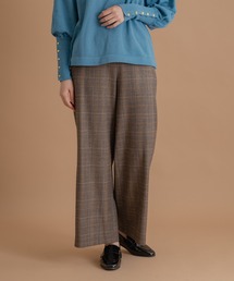 【KATHARINE ROSS】両面起毛チェックフルレンパンツ