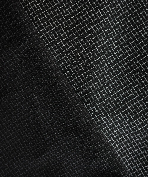 KUUUPY（クーピー）の「Front Tuck Tweed Shirt - フロントタックツイードシャツ（シャツ/ブラウス・メンズ・ブラック×ホワイト/ブラック×グレー・SMALL/MEDIUM/LARGE）」の12枚目の写真