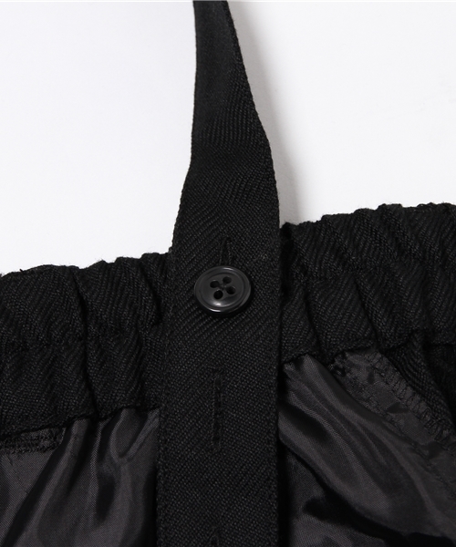 WEGO（ウィゴー）の「WEGO/サスペンダー付きワイドパンツ（その他パンツ・レディース・ブラック/グレー系その他/オフホワイト/グレー/ブラック系その他/ダークブラウン・FREE）」の14枚目の写真