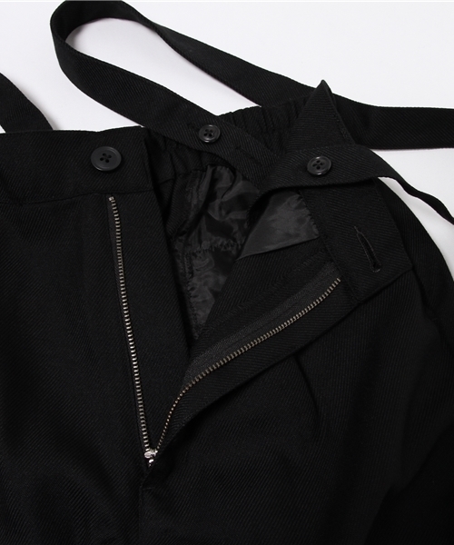 WEGO（ウィゴー）の「WEGO/サスペンダー付きワイドパンツ（その他パンツ・レディース・ブラック/グレー系その他/オフホワイト/グレー/ブラック系その他/ダークブラウン・FREE）」の15枚目の写真