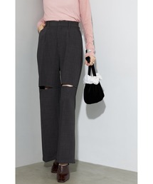 【ZOZO限定】まなみんセレクト ニースリットスラックスパンツ