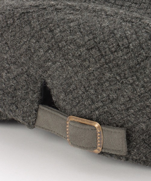 ikka（イッカ）の「ウールライクハンチング（ハンチング/ベレー帽・メンズ・ブラック/グレー・FREE）」の9枚目の写真