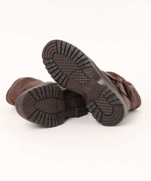 Piedi Nudi（ピエディヌーディ）の「BCC リブニット ベルト使いブーツ（ブーツ・レディース・ダークブラウン/アッシュブラウン/ブラック・L/M/LL/S）」の5枚目の写真