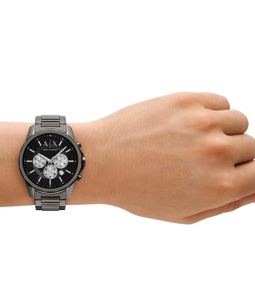 ARMANI EXCHANGE（アルマーニエクスチェンジ）の「アルマーニ・エクスチェンジ 腕時計 メンズ アナログ ステンレス AX1765（アナログ腕時計・メンズ・ガンメタ・FREE）」の6枚目の写真