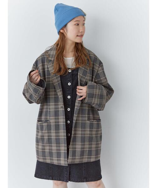 ehka sopo(エヘカソポ)の「パッチ付ニットキャップ(ハット・レディース・ブルー/キナリ/ブラック・F)」の4枚目の写真