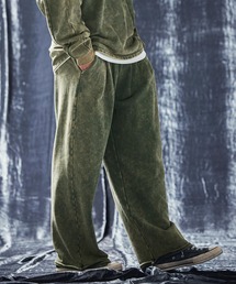 mp12734-Vintage texture sweat pants スウェットパンツ