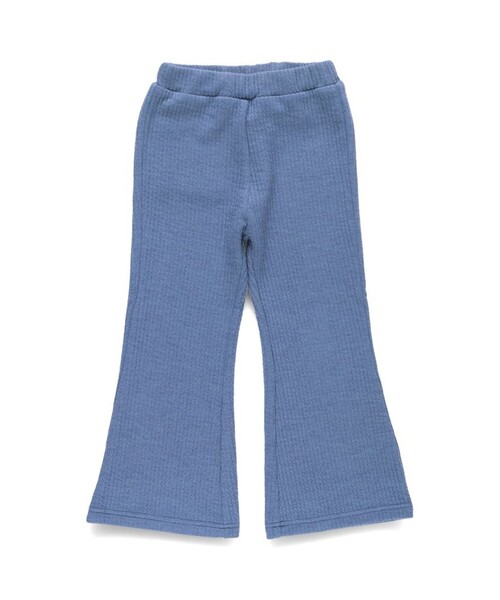 DRC branshes(ディーアールシーブランシェス)の「【DRC】リブニットフレアパンツ(その他パンツ・キッズ・ブラック/アイボリー/杢グレー/ブルーグレー/グレイッシュベージュ・90/100/110/130/120/150/140)」の3枚目の写真
