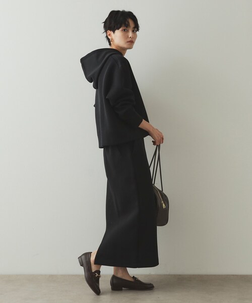 OPAQUE.CLIP（オペークドットクリップ）の「◆ショートフーディ/セットアップ対応【洗濯機洗い可】（パーカー・レディース・ブラック/ライトベージュ/グレー/チャコール・38/40/42）」の11枚目の写真