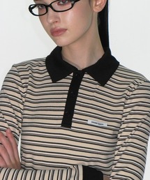 CRANK | MULTI STRIPED POLO SHIRTS(ポロシャツ)