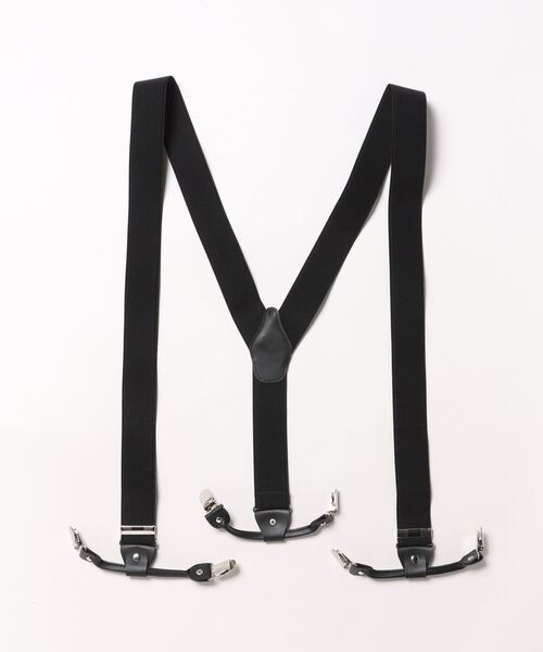 SPINNS（スピンズ）の「無地シンプルサスペンダー（サスペンダー・メンズ・ブラウン/ブラック・ONESIZE）」の2枚目の写真