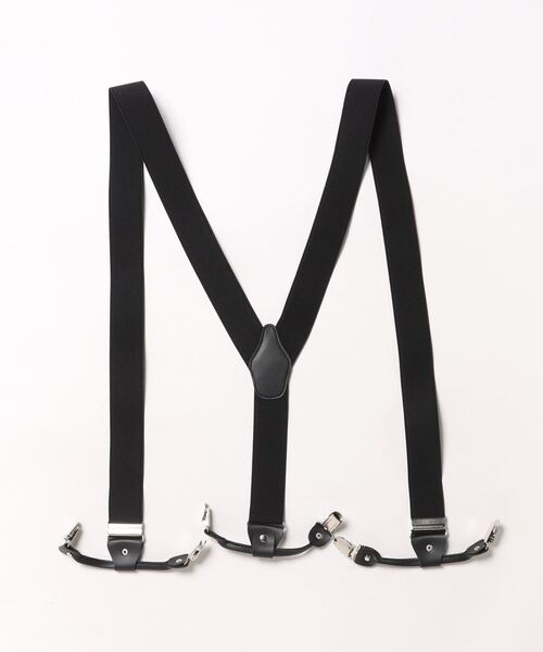 SPINNS（スピンズ）の「無地シンプルサスペンダー（サスペンダー・メンズ・ブラウン/ブラック・ONESIZE）」の3枚目の写真