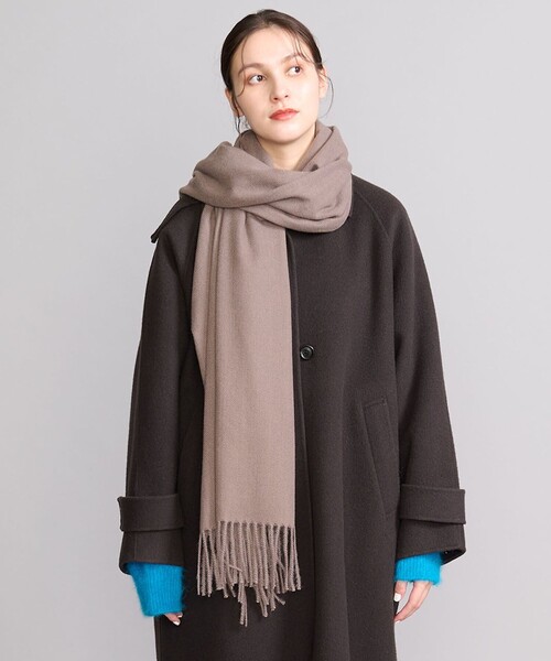 BEAUTY&YOUTH UNITED ARROWS（ビューティーアンドユースユナイテッドアローズ）の「ソフト ソリッド ストール（ストール/ショール・レディース・オフホワイト/イエロー/モカ・FREE）」の10枚目の写真