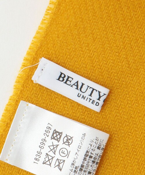 BEAUTY&YOUTH UNITED ARROWS（ビューティーアンドユースユナイテッドアローズ）の「ソフト ソリッド ストール（ストール/ショール・レディース・オフホワイト/イエロー/モカ・FREE）」の16枚目の写真