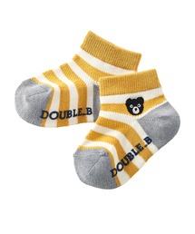 DOUBLE_B | ボーダーローカットソックス(ソックス/靴下)