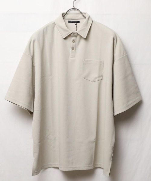Плиссированная большая рубашка Polo Shirt