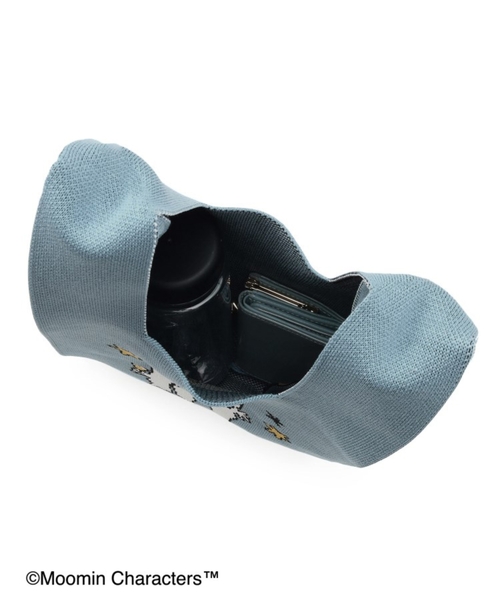 SHOO・LA・RUE（シューラルー）の「【ムーミン】コラボ ニットバッグ（ハンドバッグ・レディース・ブラック/ライトブルー/ピンク系・00）」の10枚目の写真