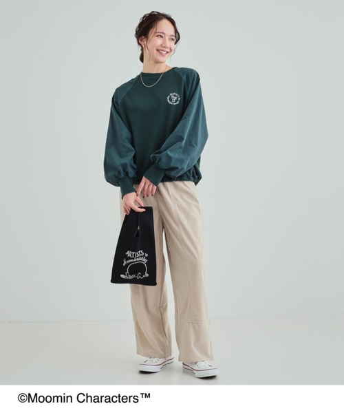 SHOO・LA・RUE（シューラルー）の「【ムーミン】コラボ ニットバッグ（ハンドバッグ・レディース・ブラック/ライトブルー/ピンク系・00）」の13枚目の写真