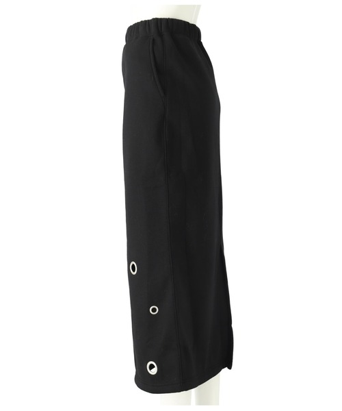 Settimissimo（セッティミッシモ）の「裏起毛アイレットナロースカート（スカート・レディース・ブラック/オフホワイト・FREE）」の22枚目の写真