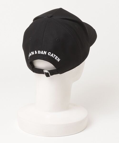 DSQUARED2（ディースクエアード）の「Patch Baseball Caps/0232（キャップ・メンズ・ブラック・FREE）」の2枚目の写真