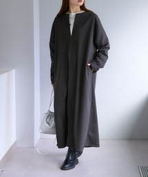 PUAL CE CIN | TR起毛キーネックワンピース(ワンピース)