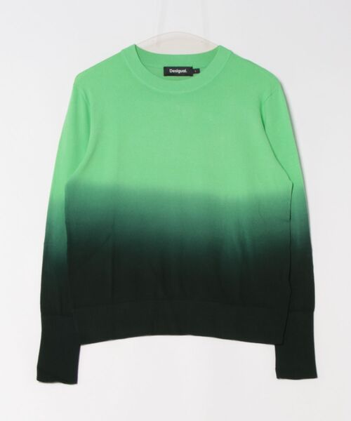 Desigual（デシグアル）の「グラデーション タイダイ風 ニットセーター（ニット/セーター・レディース・ピンク/ワイン/グリーン・XS/S/M/L/XL）」の16枚目の写真