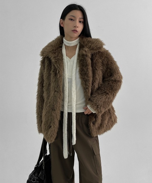 BLACKUP（ブラックアップ）の「[MADE] ケリッシュリブボタン長袖Tシャツ（Tシャツ/カットソー・レディース・アイボリー/グレー/ブラック・ONESIZE）」の16枚目の写真