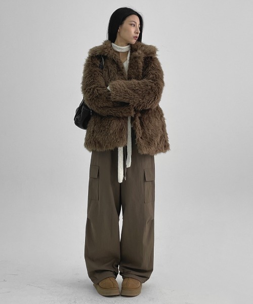 BLACKUP（ブラックアップ）の「[MADE] ケリッシュリブボタン長袖Tシャツ（Tシャツ/カットソー・レディース・アイボリー/グレー/ブラック・ONESIZE）」の17枚目の写真