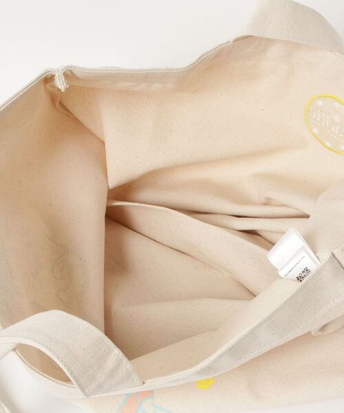 Pacific PICKLE CLUB（パシフィックピックルクラブ）の「PPC WAVE CANVAS TOTE BAG（トートバッグ・レディース・ナチュラル・FREE）」の7枚目の写真