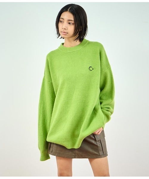 ANAP(アナップ)の「ワンポイント刺繍カラーニットトップス(ニット/セーター・レディース・ホワイト/グリーン/ブルー・FREE)」の10枚目の写真