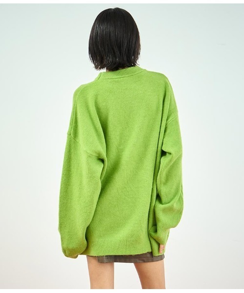 ANAP(アナップ)の「ワンポイント刺繍カラーニットトップス(ニット/セーター・レディース・ホワイト/グリーン/ブルー・FREE)」の12枚目の写真