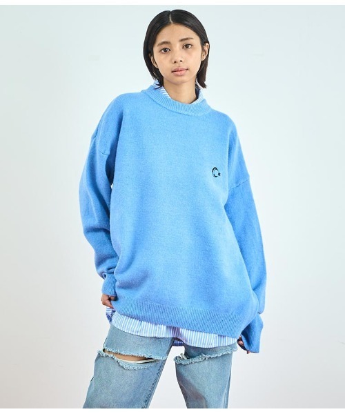 ANAP(アナップ)の「ワンポイント刺繍カラーニットトップス(ニット/セーター・レディース・ホワイト/グリーン/ブルー・FREE)」の16枚目の写真