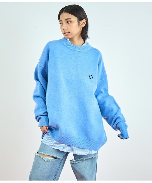 ANAP(アナップ)の「ワンポイント刺繍カラーニットトップス(ニット/セーター・レディース・ホワイト/グリーン/ブルー・FREE)」の17枚目の写真