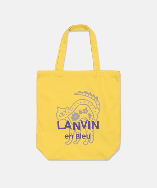 LANVIN en Bleu ESSENTIAL キャンバストート ロゴポリエステルキャンバストートバッグ | LANVIN en Bleu (Women