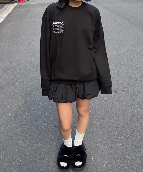 merrylatte(メリーラテ)の「HICAT Hi-SWEAT【R】(スウェット・レディース・ブラック・FREE)」の7枚目の写真