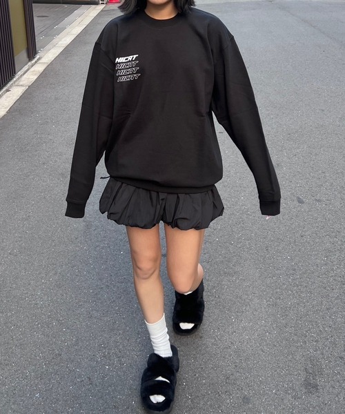 merrylatte(メリーラテ)の「HICAT Hi-SWEAT【R】(スウェット・レディース・ブラック・FREE)」の8枚目の写真