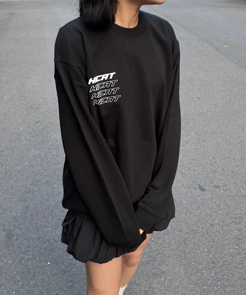 merrylatte(メリーラテ)の「HICAT Hi-SWEAT【R】(スウェット・レディース・ブラック・FREE)」の9枚目の写真