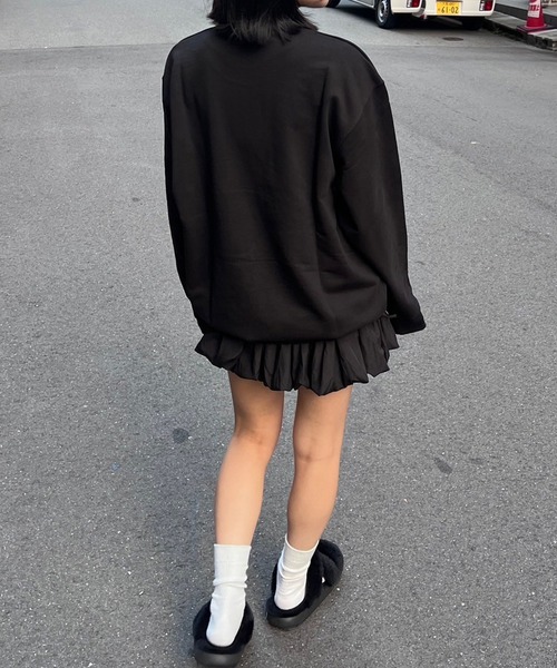 merrylatte(メリーラテ)の「HICAT Hi-SWEAT【R】(スウェット・レディース・ブラック・FREE)」の10枚目の写真