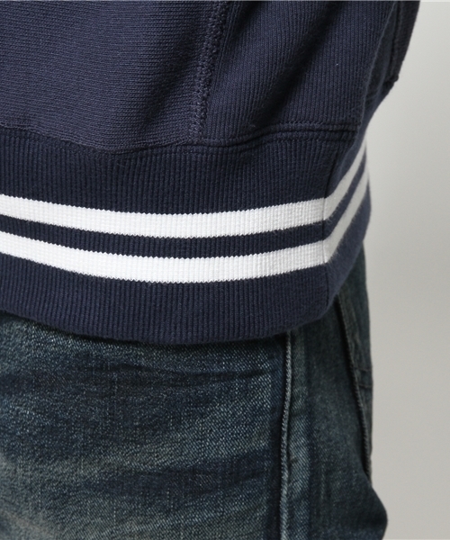 Champion（チャンピオン）の「【Champion/チャンピオン】テリーフリースラインプルオーバー（スウェット・メンズ・グレー/アイボリー/ネイビー・MEDIUM/LARGE）」の9枚目の写真