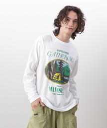 MANASTASH/マナスタッシュ　L/S TEE CAMPERS GATHERING ロングスリーブTシャツ キャンパーズギャザリング