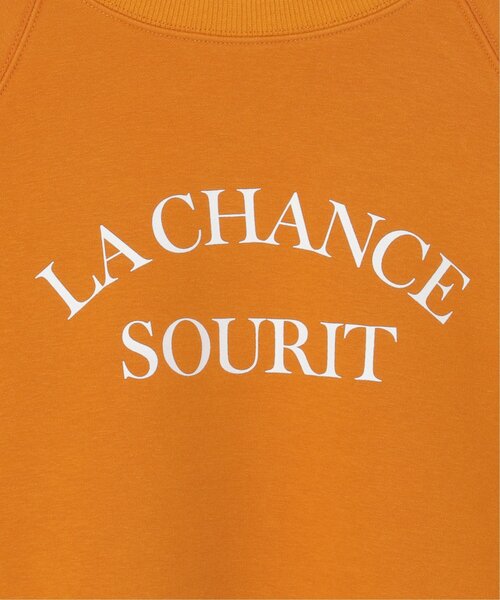 LBC（エルビーシー）の「ラグラン2WAY裏起毛スウェットプルオーバー（スウェット・レディース・オフホワイト/ネイビー/オレンジ・M）」の15枚目の写真