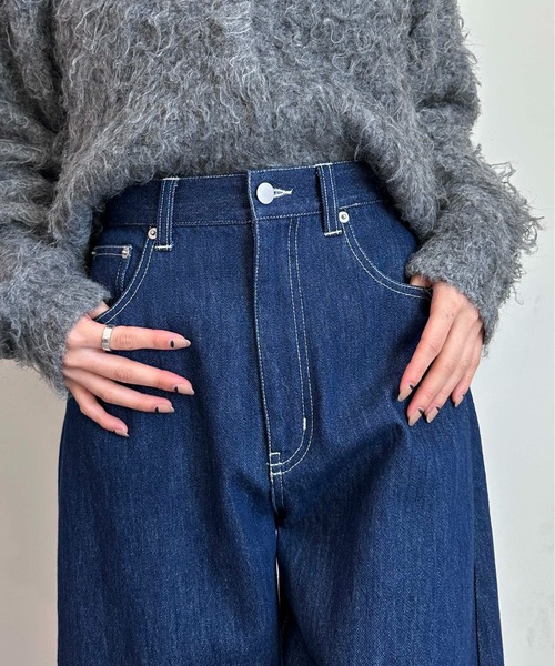 パネル切替バレルデニムパンツ（デニムパンツ）｜1chaku.（イッチャク） pattayablatt.com