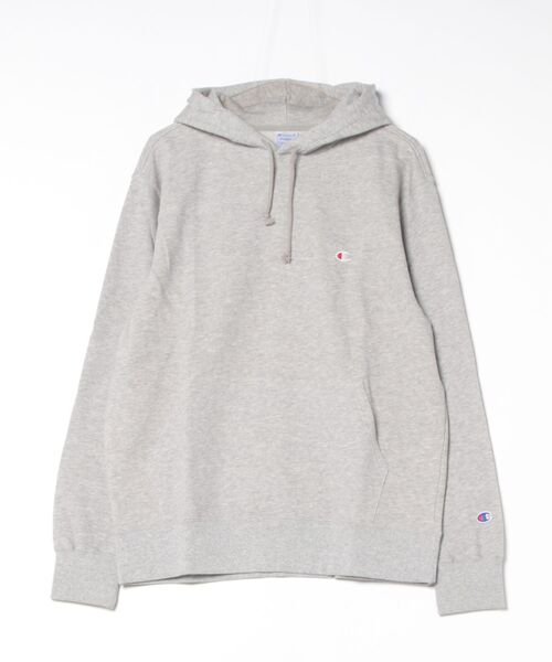Champion(チャンピオン)の「【CHAMPION/チャンピオン】フレンチテリー フーディー プルオーバーパーカー 裏毛 C3-Y136(パーカー・メンズ・ブラック/杢グレー/オフホワイト/ブルー/ホワイト・X-LARGE/LARGE/MEDIUM)」の4枚目の写真