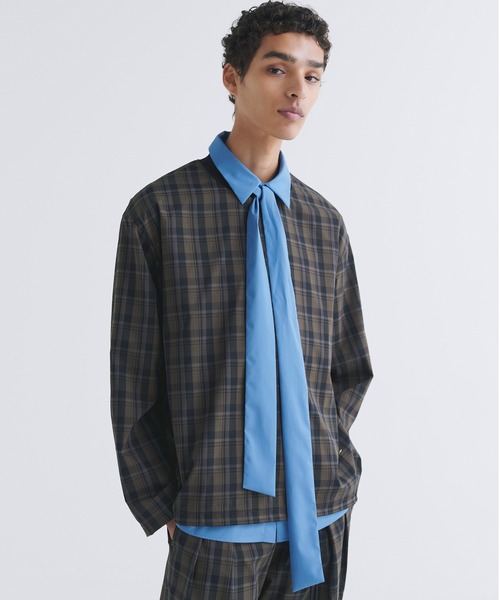 トップス cullni check pull over CULLNI Check Drawstring Pullover メンズ レディース