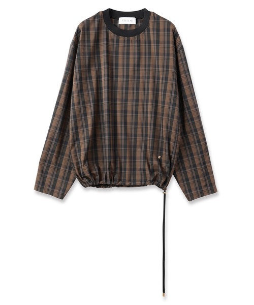 トップス Sheer Drawstring Pullover セール】Sheer Drawstring Pullover（Tシャツ/カットソー