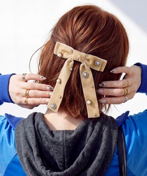 リボン ビジュー」に該当するバレッタ/ヘアクリップファッション通販
